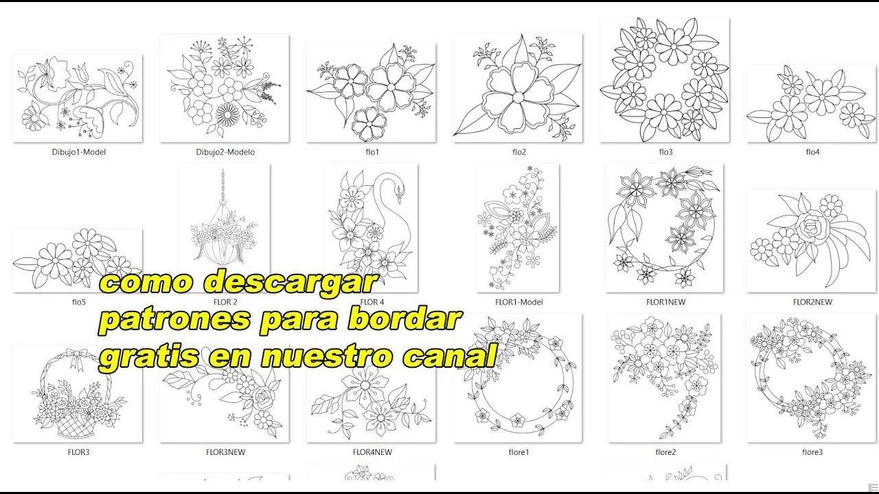 Como Descagar Patrones para Bordar en el Canal!!! - YouTube Como Descagar Patrones para Bordar en el Canal!!! - YouTube