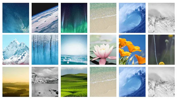 Descarga los 33 Wallpapers que Vienen en iOS 7 GM