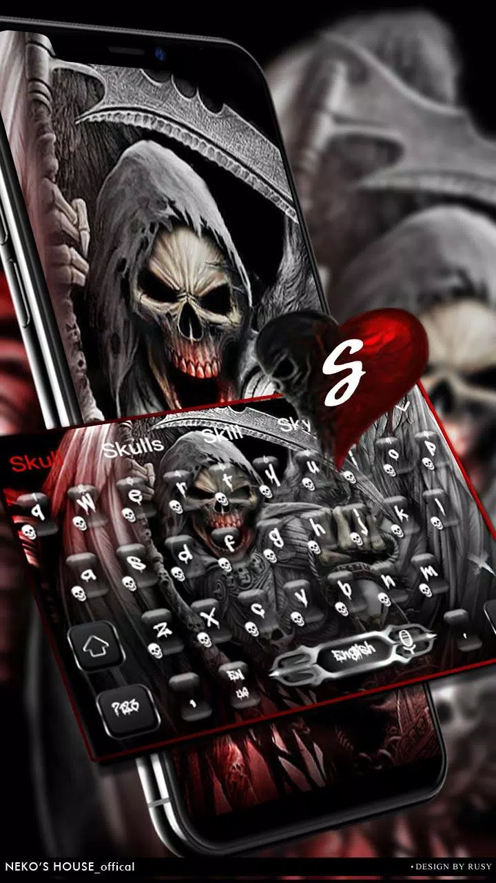 Descarga de APK de Tema teclado calavera sangre la muerte para Android Descarga de APK de Tema teclado calavera sangre la muerte para Android