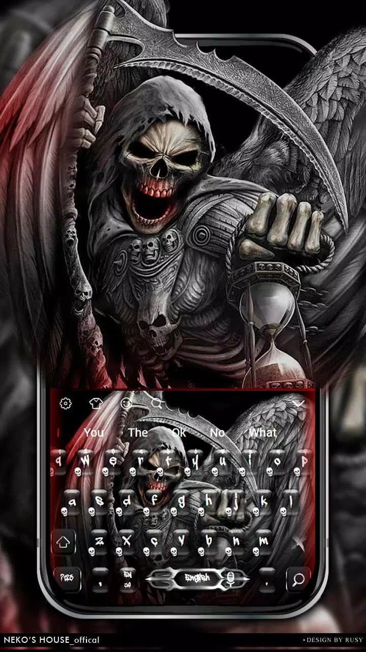 Descarga de APK de Tema teclado calavera sangre la muerte para Android Descarga de APK de Tema teclado calavera sangre la muerte para Android