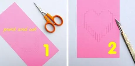 Descarga una fantástica tarjeta 3D para San Valentín - Paperblog Descarga una fantástica tarjeta 3D para San Valentín - Paperblog