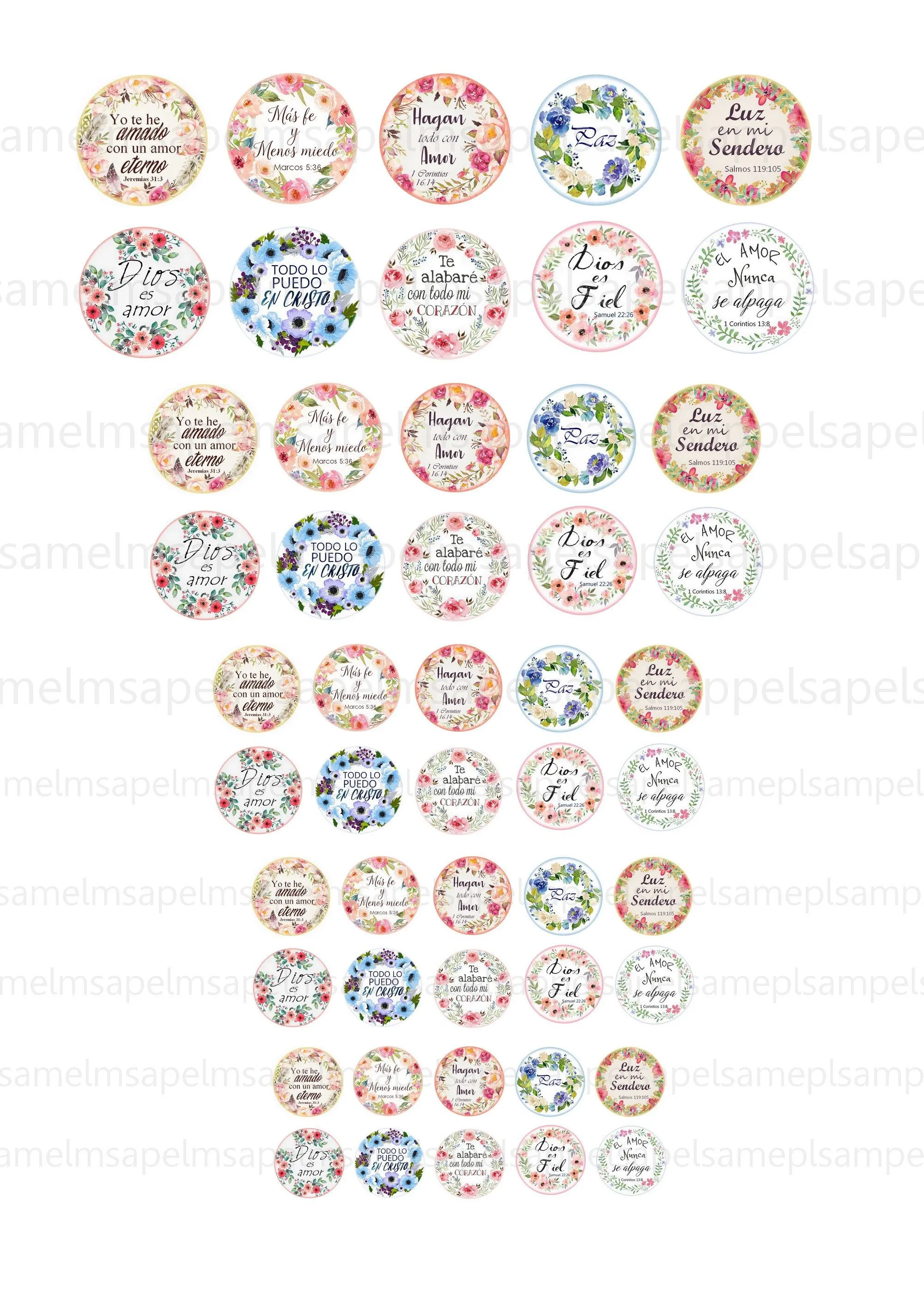 Descarga imprimible Versículos biblicos círculos Versículos de - Etsy México Descarga imprimible Versículos biblicos círculos Versículos de - Etsy México
