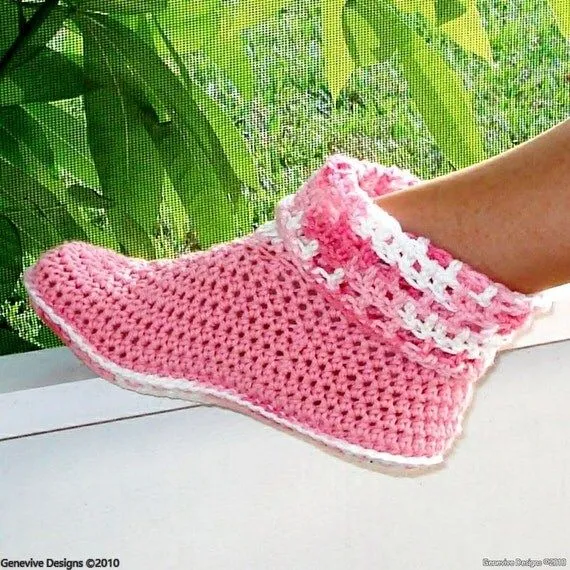 Descarga inmediata patrón de ganchillo botas con por Genevive Descarga inmediata patrón de ganchillo botas con por Genevive
