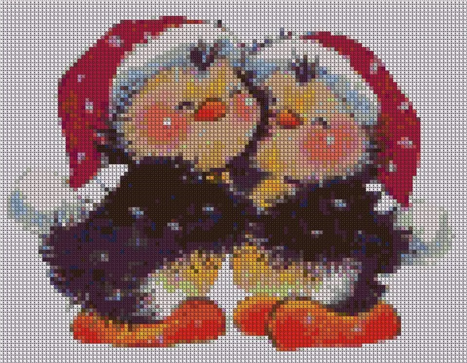 de descarga del patron a punto de cruz osito navidad de descarga del patron a punto de cruz osito navidad