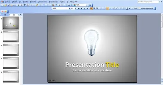 Descarga plantillas PowerPoint gratis desde FPPT