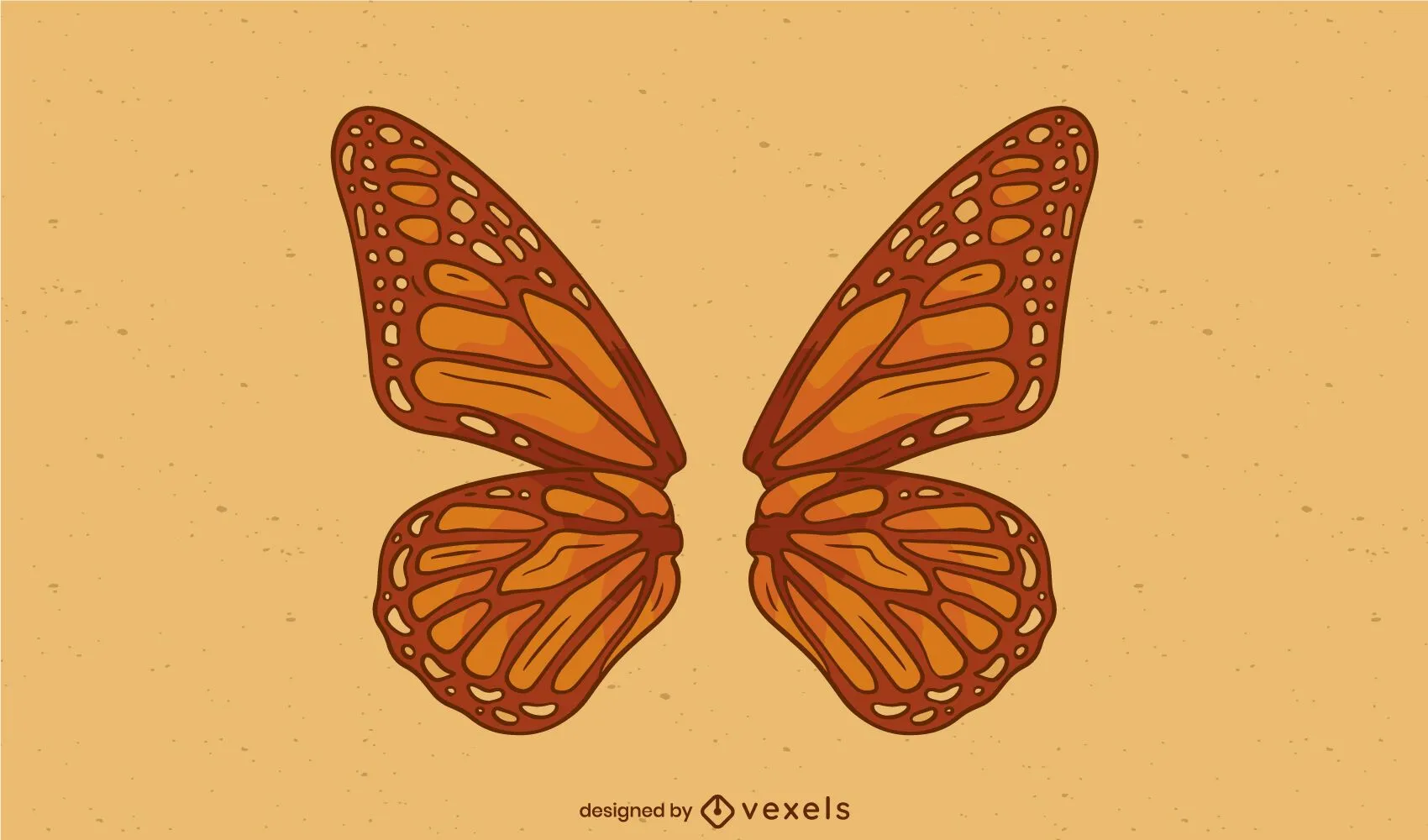 Descarga Vector De Ilustración De Alas De Mariposa Descarga Vector De Ilustración De Alas De Mariposa