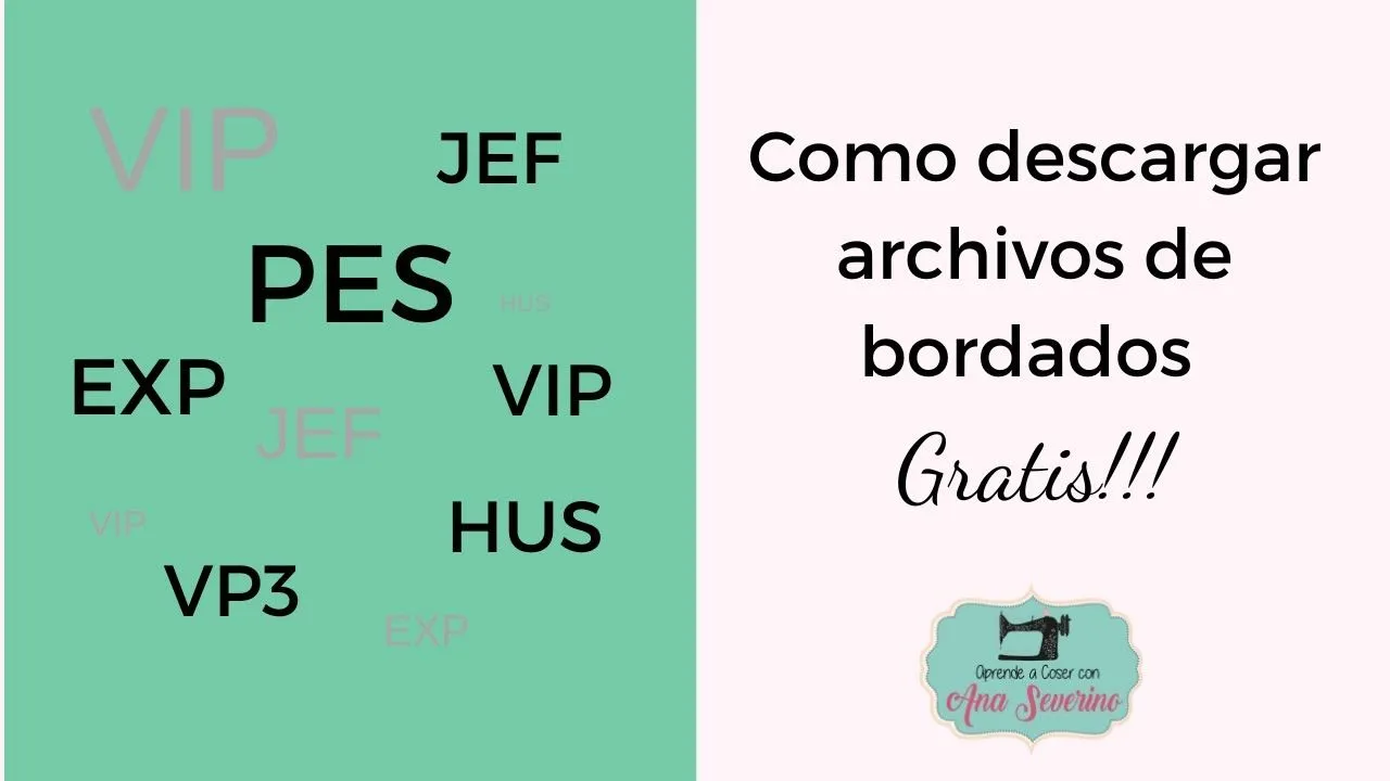 Como descargar archivos de bordados gratis / Como descargar diseños de bordados gratis _ video 6 - YouTube Como descargar archivos de bordados gratis / Como descargar diseños de bordados gratis _ video 6 - YouTube