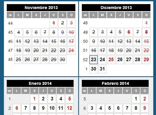 Descargar calendarios personalizados del 2014 para imprimir