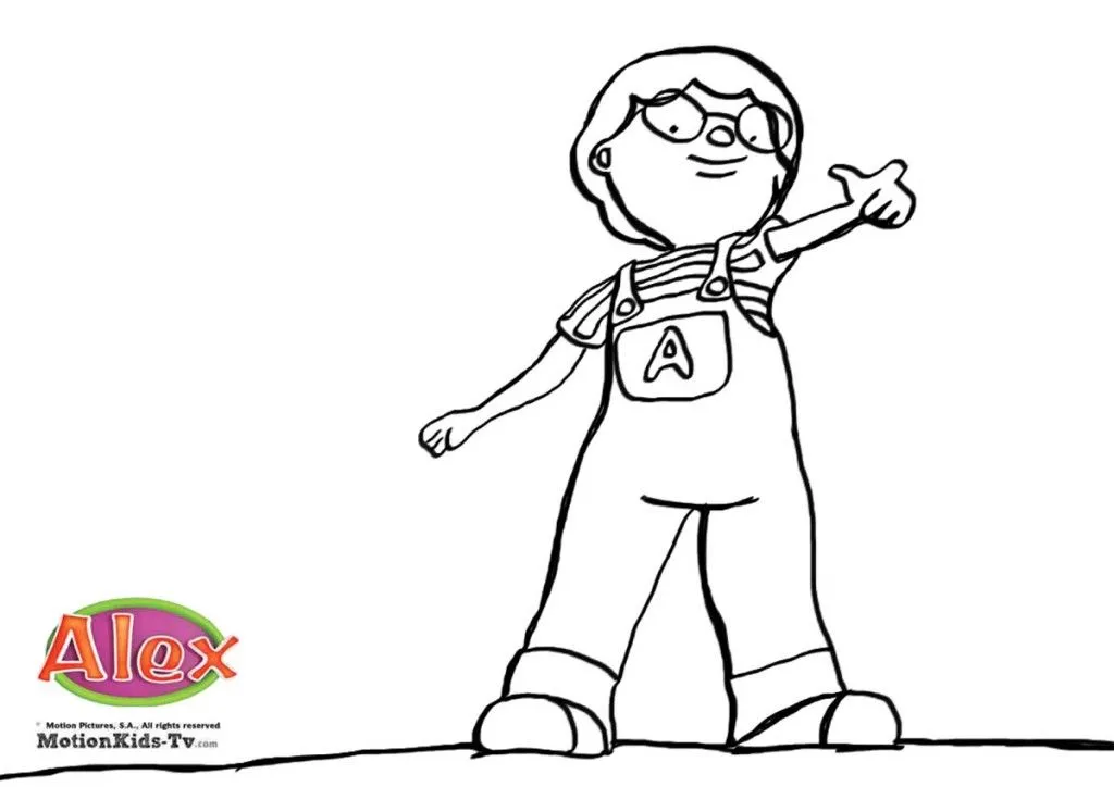 Descargar dibujos para colorear de Alex dibujos infantiles ...