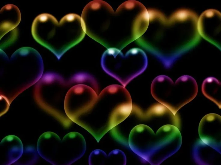 Descargar Fondos De Pantalla 3D | fondo de corazones con colores ... Descargar Fondos De Pantalla 3D | fondo de corazones con colores ...