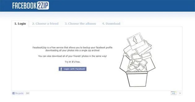 Descargar todas las fotos de los perfiles Facebook