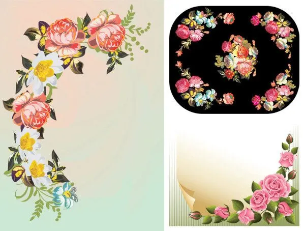 Bordes De Flores Para Decorar Tarjetas Pictures