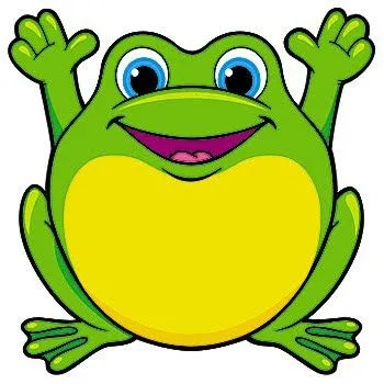 Descargar gratis clip-art de una rana verde y amarilla para imprimir. Descargar gratis clip-art de una rana verde y amarilla para imprimir.