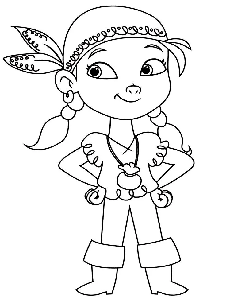 Descargar gratis dibujos para colorear – Jake y los Piratas de ...