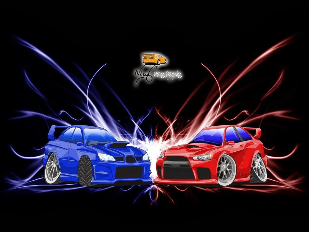 Descargar gratis fondo de pantalla - carros deportivos rojo y azul ...