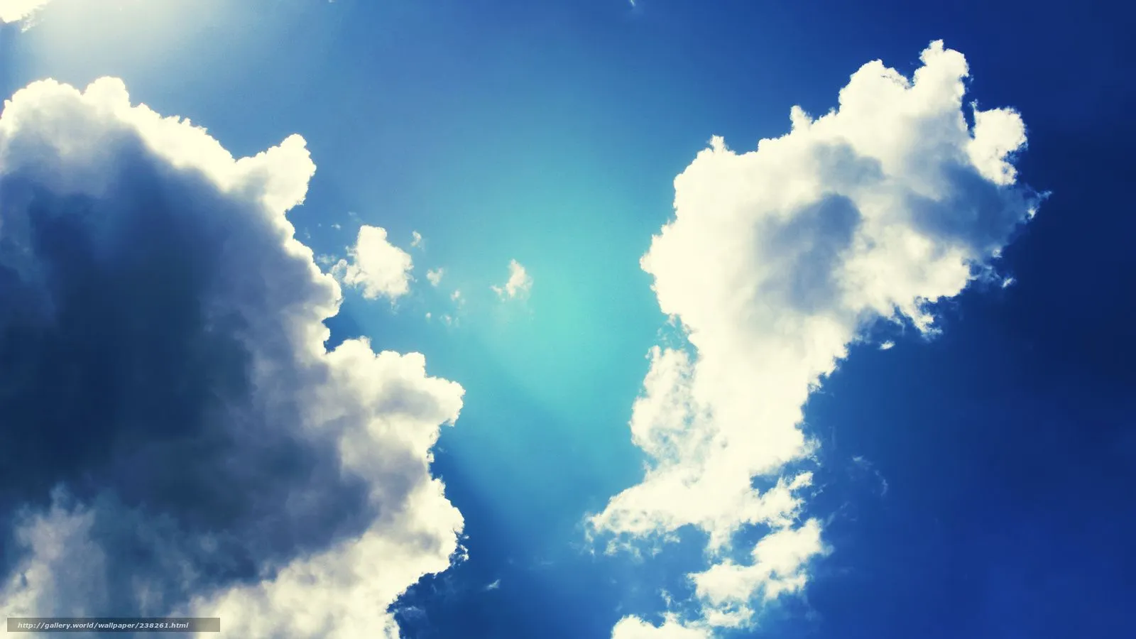 Descargar gratis las nubes, cielo, los rayos, sombra Fondos de ...