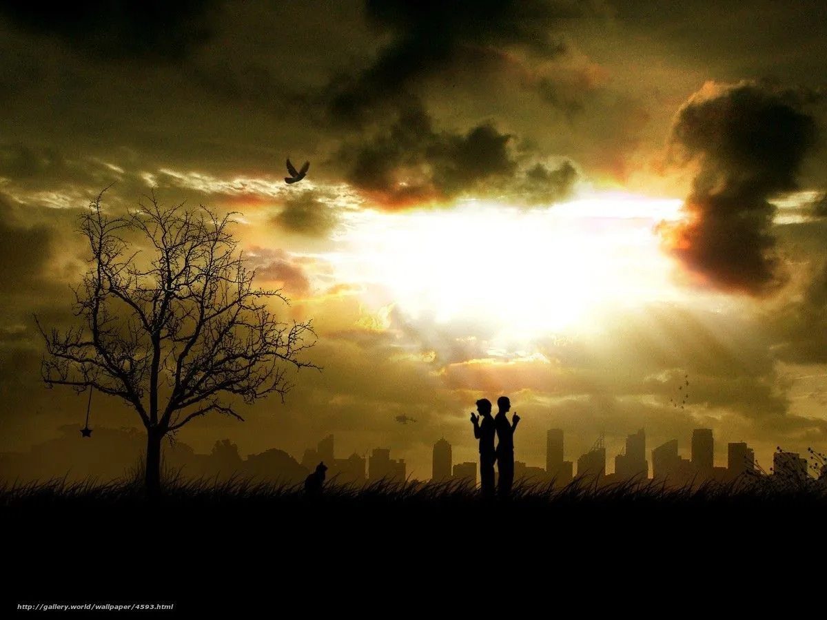 Descargar gratis rbol, vector, personas, duelo Fondos de ...