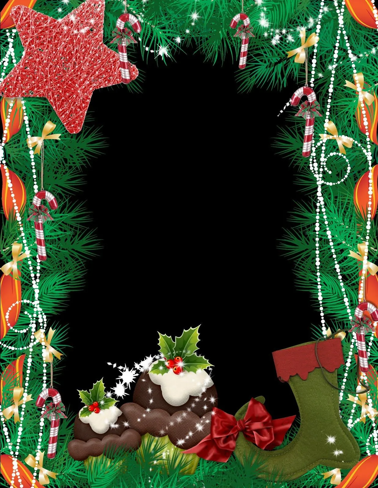  ... Recursos Gratis: Coleccion de PNG para marcos de navidad gratis