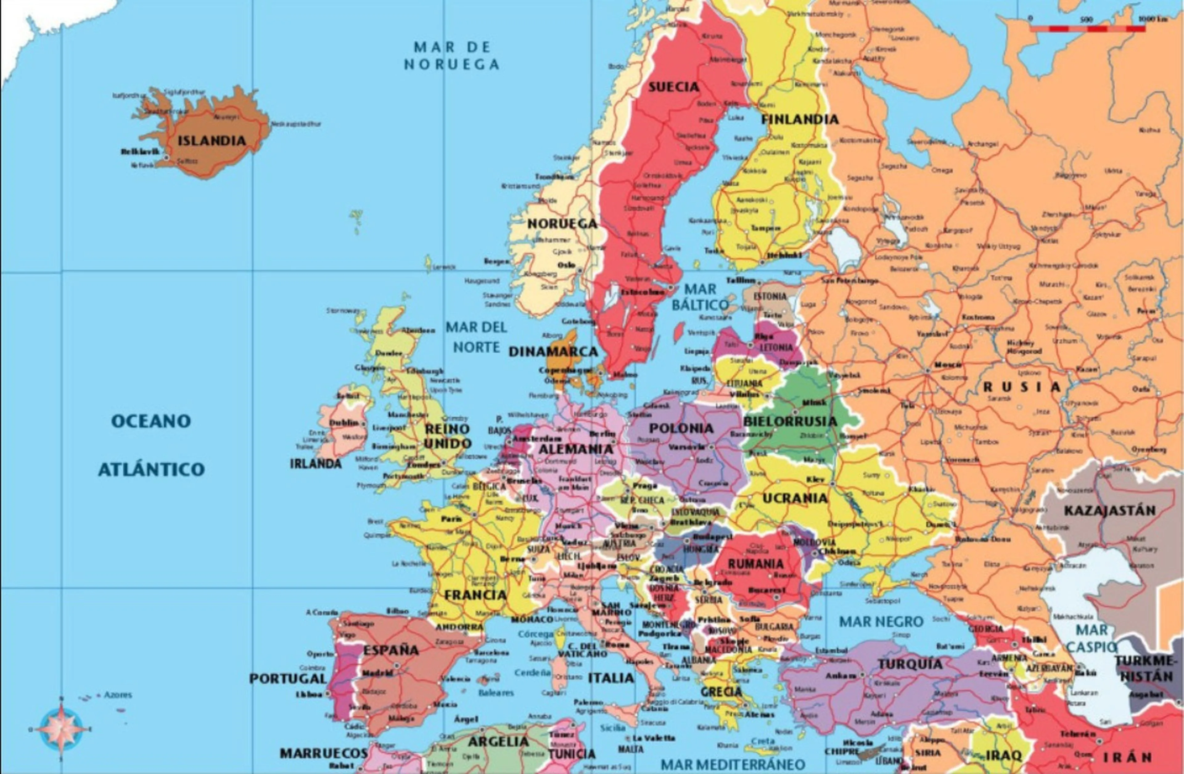 Dónde descargar mapas de Europa en color, en blanco y negro y más |  Computer Hoy