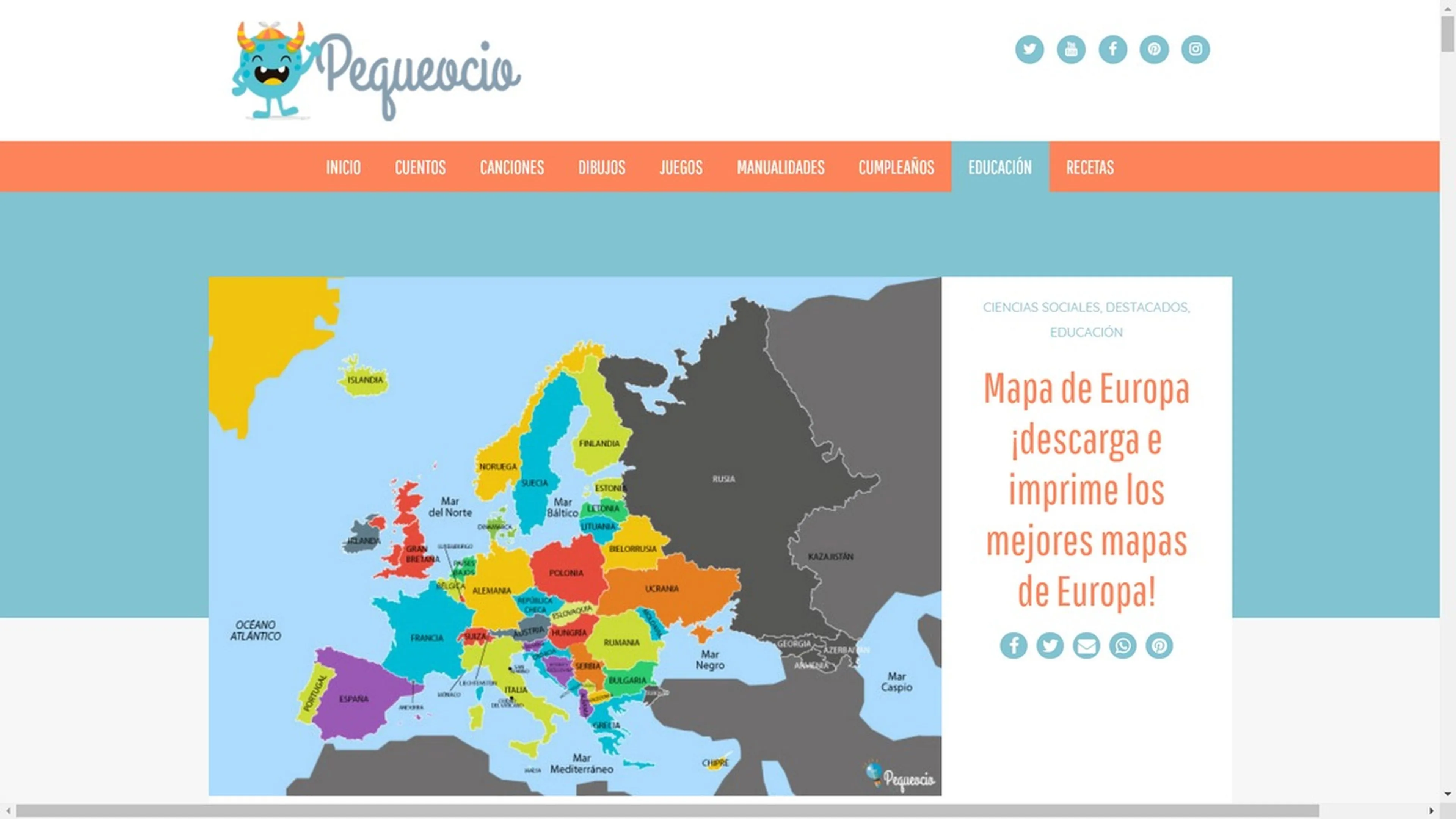 Dónde descargar mapas de Europa en color, en blanco y negro y más |  Computer Hoy