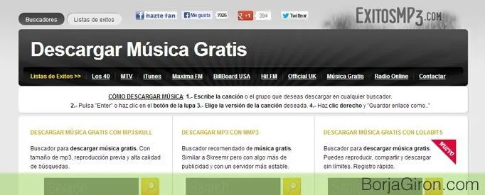 Cómo descargar música gratis | El blog de Borja Cómo descargar música gratis | El blog de Borja