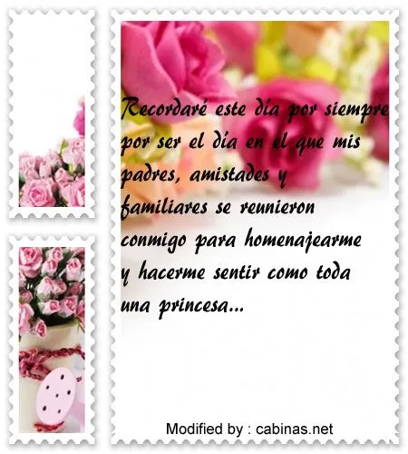 DESCARGAR PALABRAS DE AGRADECIMIENTO DE QUINCEAñERA A SUS PADRES ...