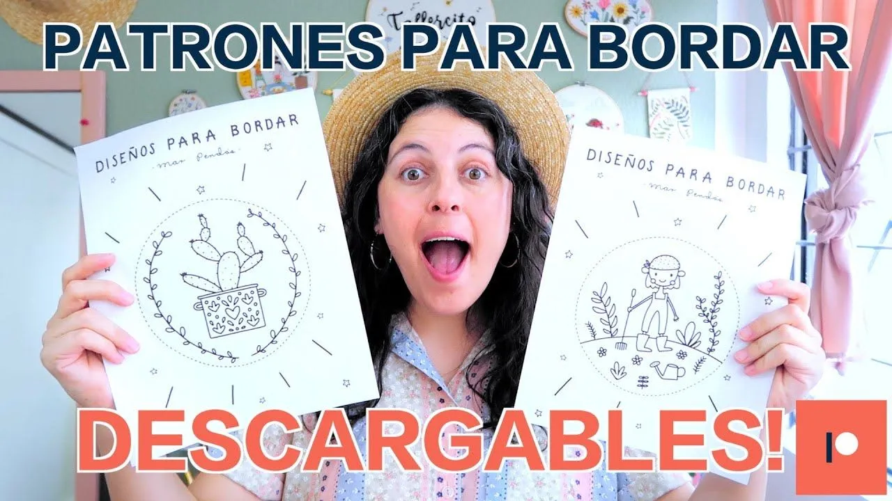 Cómo descargar patrones digitales para bordar! - Patreon Mar Pendás -  YouTube