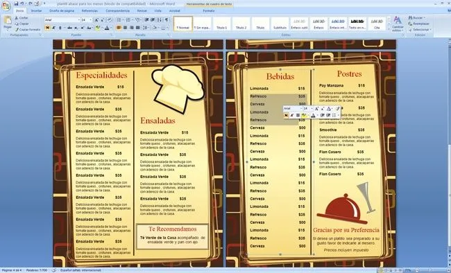 plantilla para menus de restaurante | Menus de Restaurantes ... plantilla para menus de restaurante | Menus de Restaurantes ...