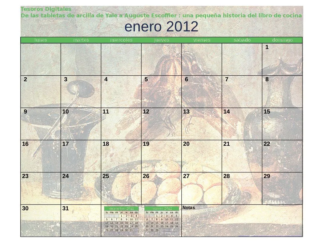 Descárgate nuestro calendario 2012