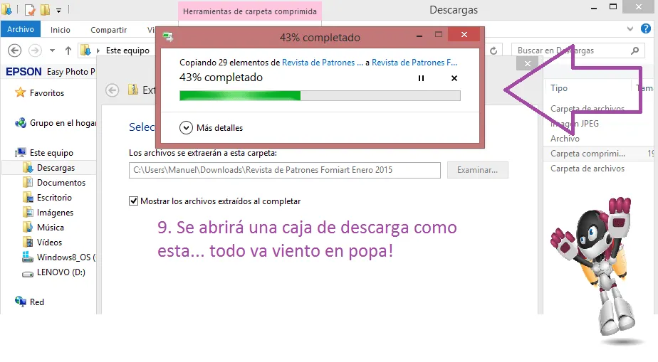 Como descomprimir un archivo | Fomiart