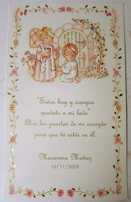 Descubre 37 ideas de frases de primera comunion y comunion | primera  comunion, comunion niño, invitacion primera comunion y más