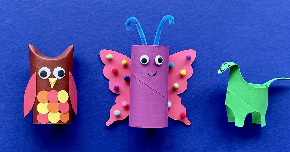 Descubre cómo hacer animales de rollo de papel higiénico. - Colhogar Descubre cómo hacer animales de rollo de papel higiénico. - Colhogar