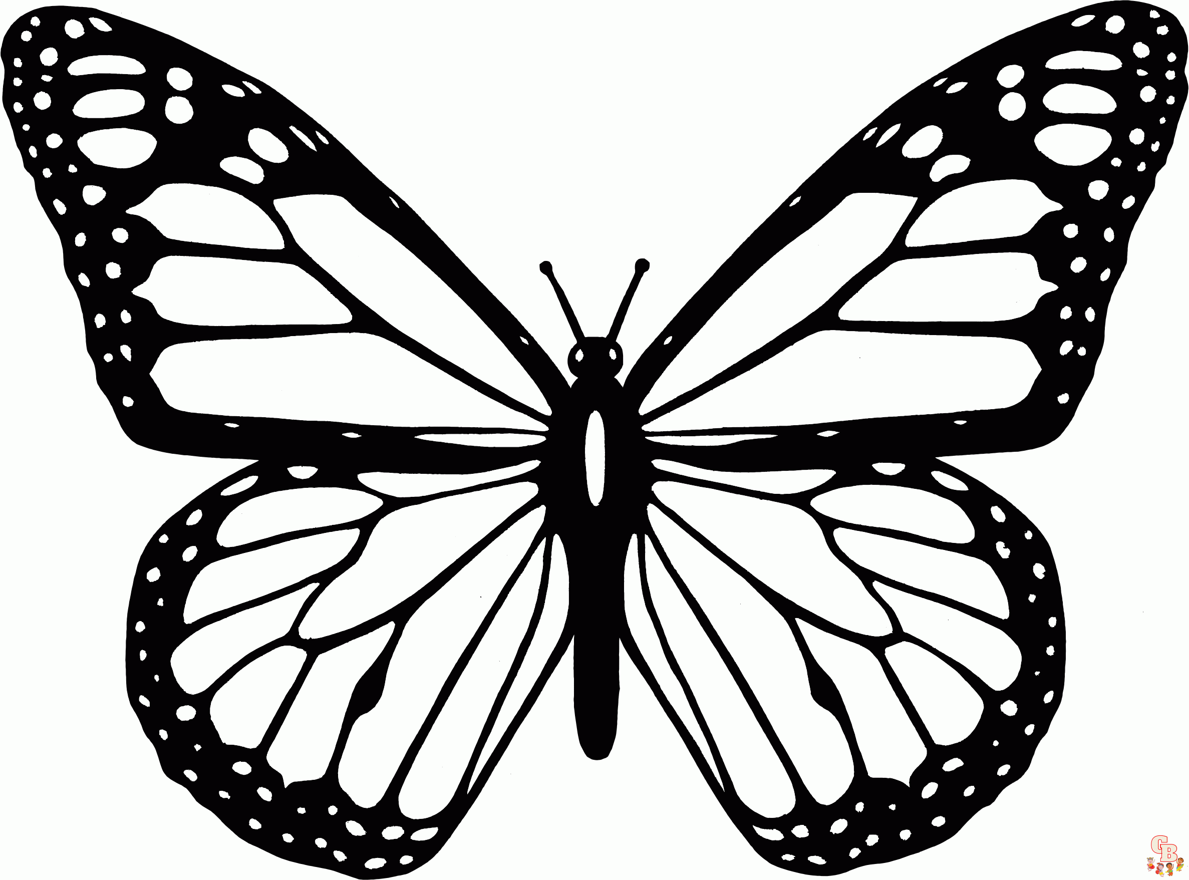 Descubre la belleza de las páginas para colorear de la mariposa monarca Descubre la belleza de las páginas para colorear de la mariposa monarca