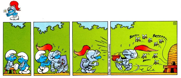 Descubre el lado más chistoso de los Pitufos - Blog de cómic