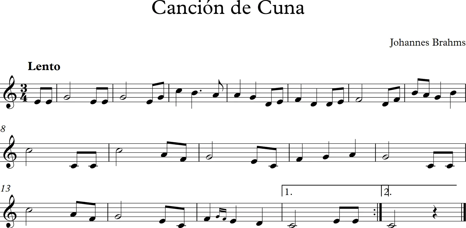 Descubriendo la Música. Partituras para Flauta Dulce : Canción de ... Descubriendo la Música. Partituras para Flauta Dulce : Canción de ...