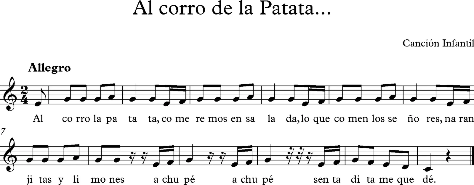 Descubriendo la Música: Al corro de la Patata Descubriendo la Música: Al corro de la Patata