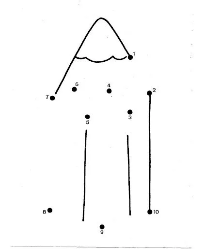 DESCUBRIR EL DIBUJO UNIENDO PUNTOS