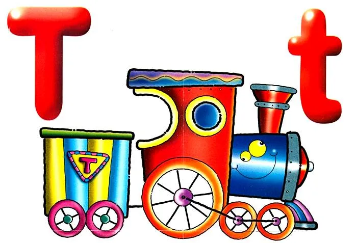 Desenhar desenhos: Letras Do Alfabeto Letra T