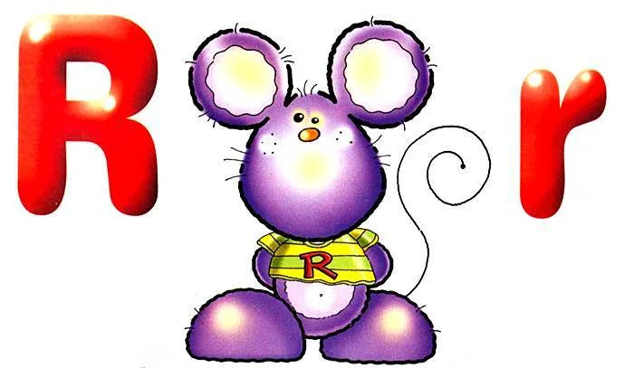 Desenhar desenhos: Letras Do Alfabeto Letra R
