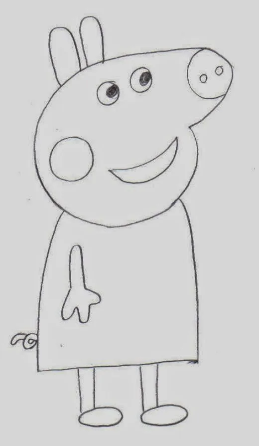 Como Desenhar a Peppa (Fácil) - Como Desenhar 10