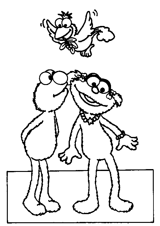 Desenho do Caco-Muppets Baby para Colorir
