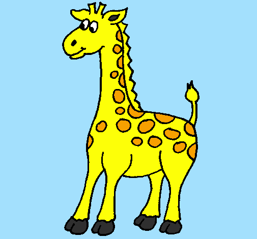 Desenho de Girafa pintado e colorido por Usuário não registrado o ...