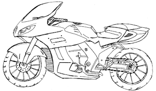 ... Desenho de moto para colorir. Desenhos para crianças colorir de ... Desenho de moto para colorir. Desenhos para crianças colorir de