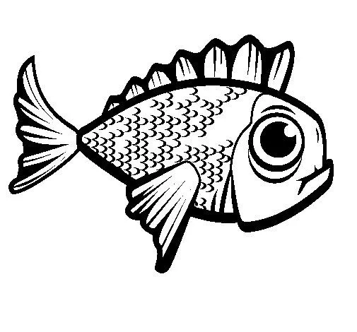Desenho de Peixe 2 para Colorir - Colorir.com Desenho de Peixe 2 para Colorir - Colorir.com