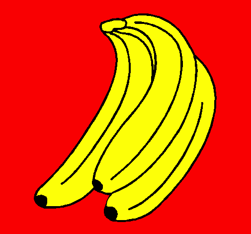 Desenho de Plátanos pintado e colorido por Usuário não registrado ... Desenho de Plátanos pintado e colorido por Usuário não registrado ...