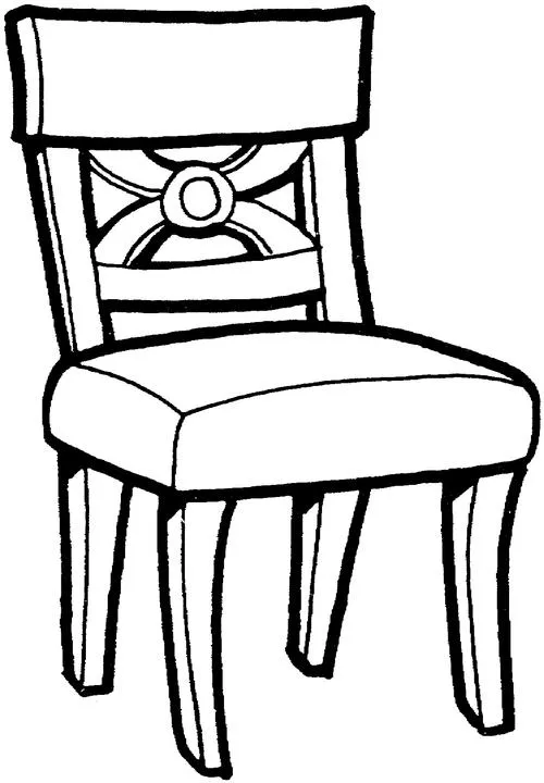 Chair para colorear - Imagui
