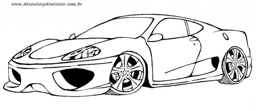 AUTO FERRARI para pintar - Imagui