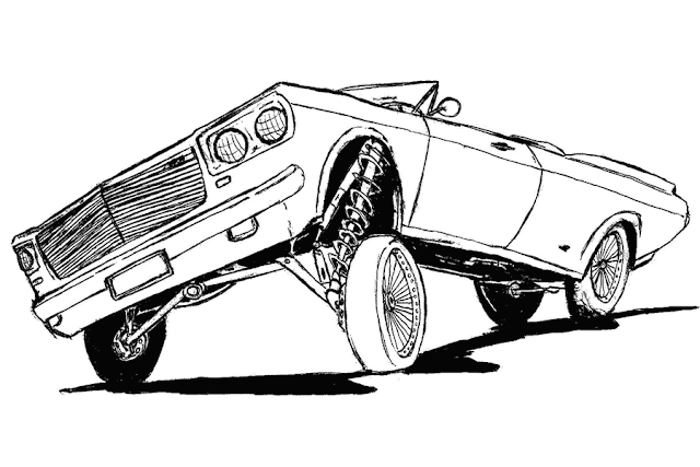 Desenhos de carros para pintar