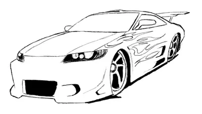 desenhos de carros tunados para colorir e pintar - Rei dos anime