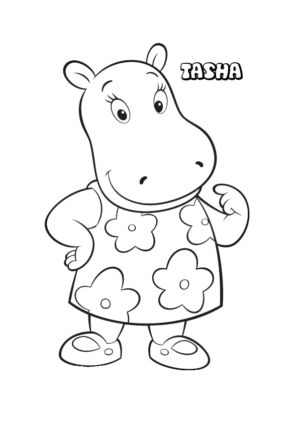 Desenhos para colorir: Backyardigans | Espaço Renda